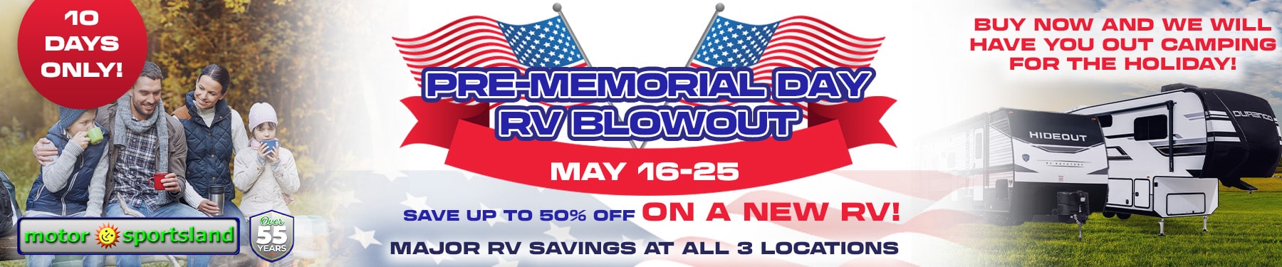 Pre-Memorial Day sale